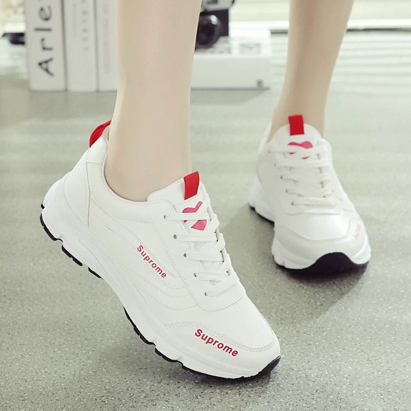 Giày Sneaker Nữ Đế Cao Chống Trơn, Trái Tim Ở Mũi Hapu Giày Sneaker Nữ Đế Cao Chống Trơn, Trái Tim Ở Mũi Hapu
