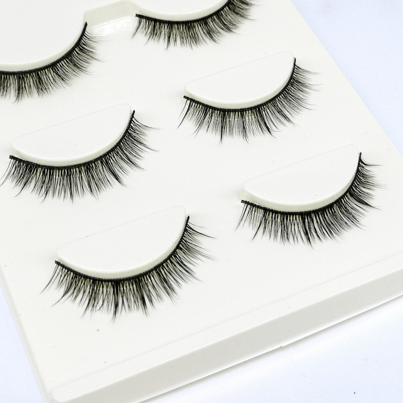 Lông mi giả lông chồn 3 Fashion Eyelashes 3 Faux-Cils 3D 1 bộ 3 cặp