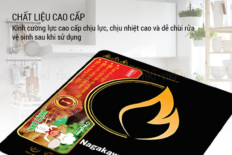 Bếp Từ Đơn Nagakawa NAG0704 (2000W) - Kèm Nồi Lẩu - Hàng Chính Hãng