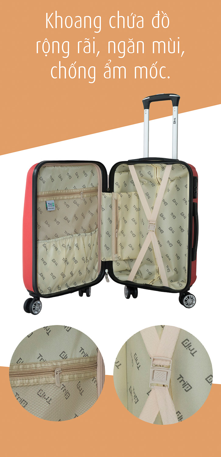 Vali TRIP P16 - Xanh Bạc