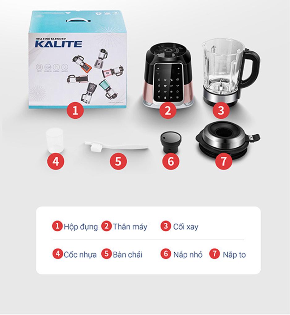 MÁY XAY NẤU SỮA HẠT KALITE E200-HÀNG CHÍNH HÃNG