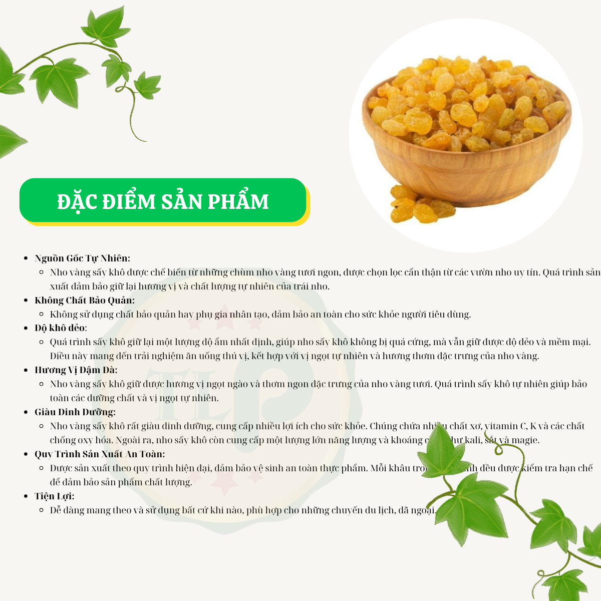 NHO VÀNG SẤY KHÔ TÂN LỘC PHÁT