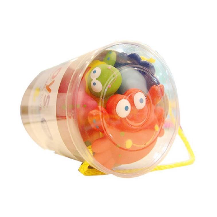 Hộp đồ chơi tắm 6 món Toys House TL811-1 hình sinh vật biển - BPA free