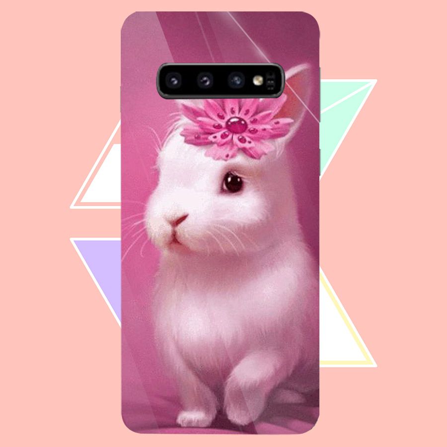Ốp điện thoại kính cường lực cho máy Samsung Galaxy S10 - dễ thương muốn xỉu MS CUTE060