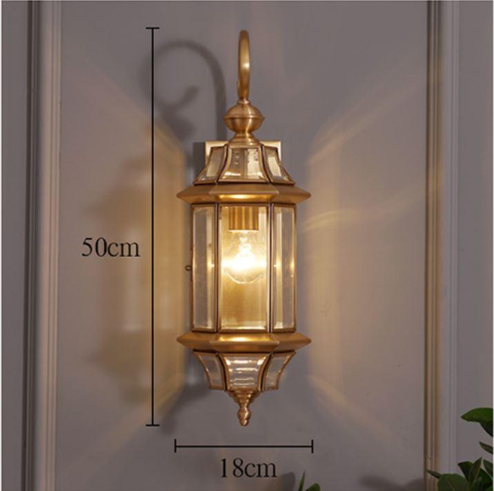 Đèn tường đồng kính trang trí COROMA cao cấp hiện đại