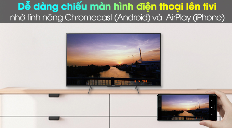 Tivi Sony Android 4K 49 inch KD-49X8500H - Hàng Chính Hãng