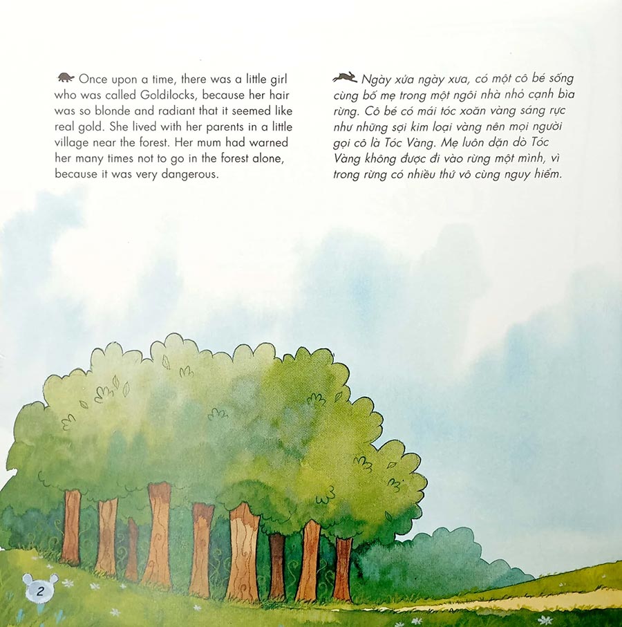 Truyện Cổ Tích Nổi Tiếng Song Ngữ Việt - Anh (Tái Bản 2023): Little Red Riding Hood - Cô Bé Quàng Khăn Đỏ