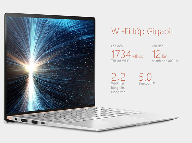 Laptop Asus Zenbook 14 UX433FA-A6106T Core i5-8265U/Win10/Numpad (14 FHD) - Hàng Chính Hãng