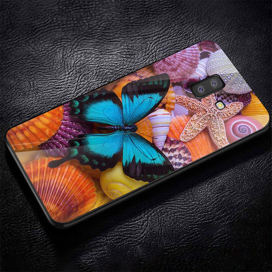 Ốp kính cường lực cho điện thoại Samsung Galaxy J4 - J6 - J6 PLUS - J6 PRIME - J8 - bướm đẹp MS ANH065