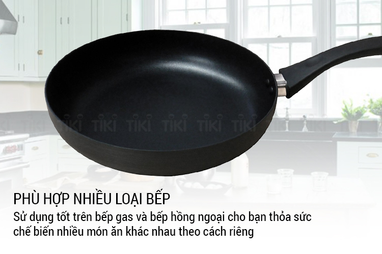Chảo chống dính hợp kim nhôm oxy hóa cứng Supor F10A