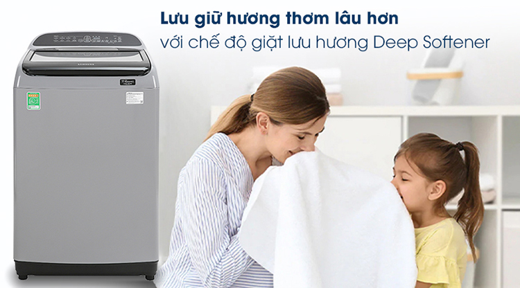 Máy Giặt Samsung Inverter 9 kg WA90T5260BY/SV - Chỉ giao HCM