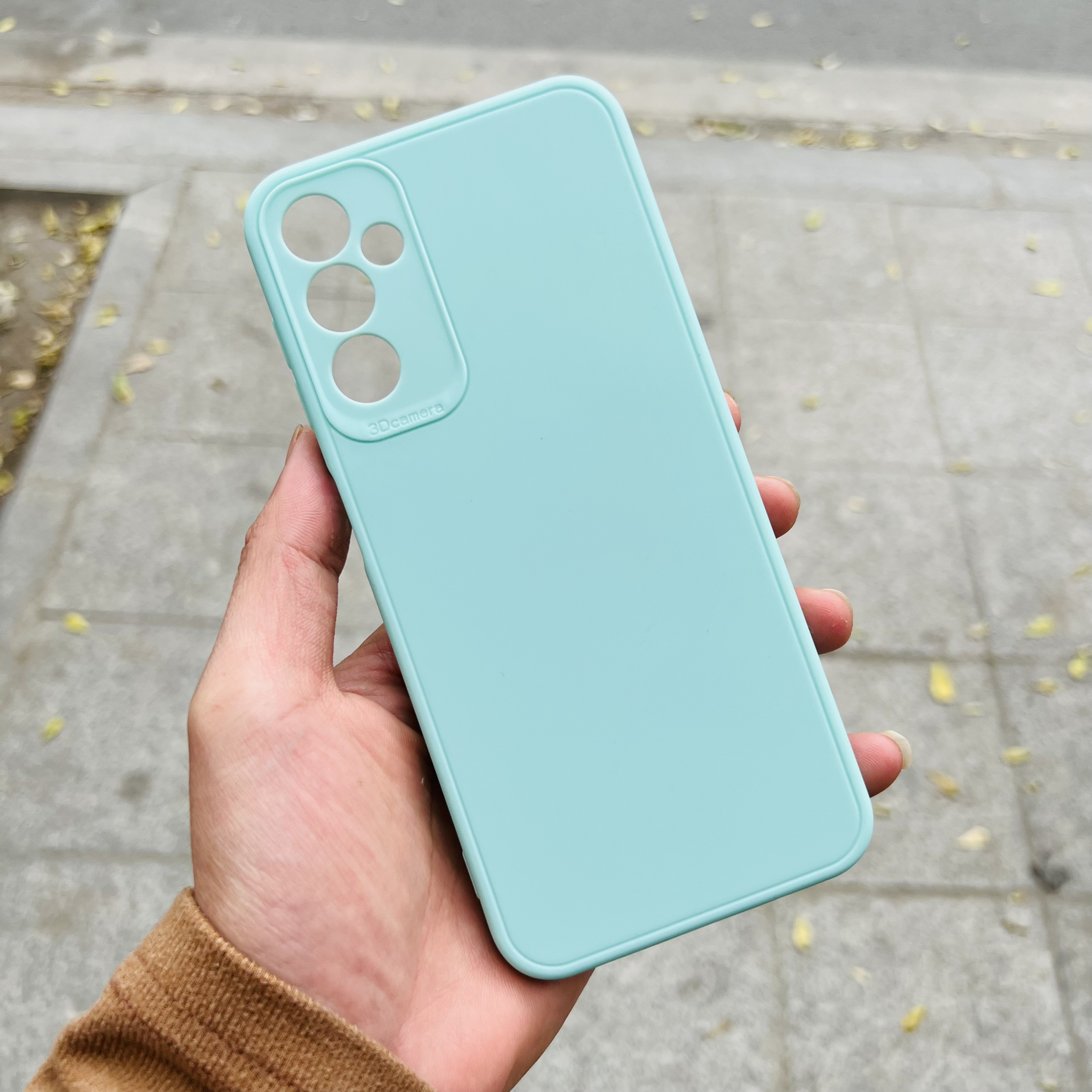 Ốp màu 6D Camera Dành Cho Samsung galaxy A14 5G Cao cấp, chống bám vân tay, không trơn trượt, bảo vệ camera