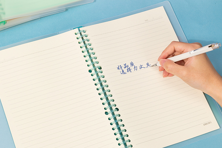 Sổ Tay Ghi Chép B5 Gáy Lò Xo 60 Trang Deli - QHB560