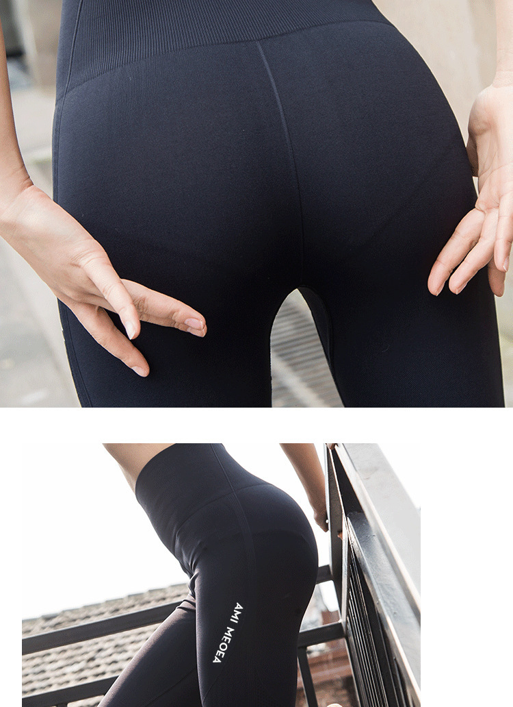 Quần legging nữ CLEACCO  tập gym, quần yoga chất vải Dệt thoáng mát , co giãn 4 chiều 