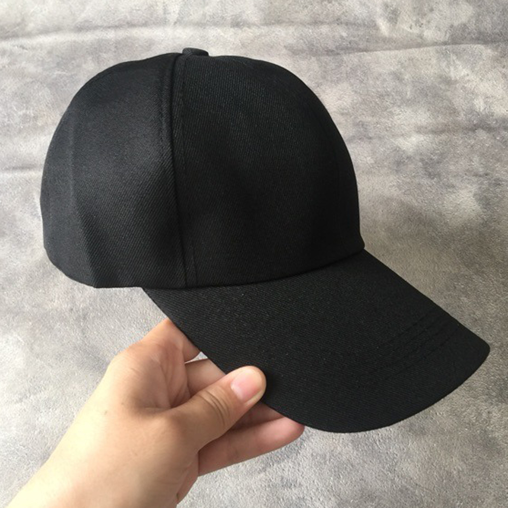 Nón kết trơn nam nữ, chất vải polyster cứng giúp giữ form dáng, có đuôi dán giúp tăng giảm size phù hợp - Hạnh Dương