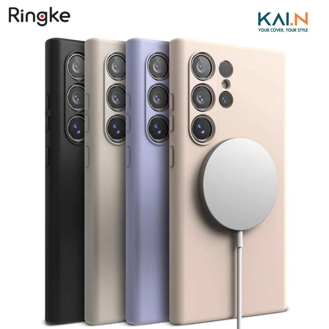 Ốp lưng Samsung Galaxy S24 Ultra/ S25 Ultra RINGKE Silicone Magnetic_ Hàng chính hãng