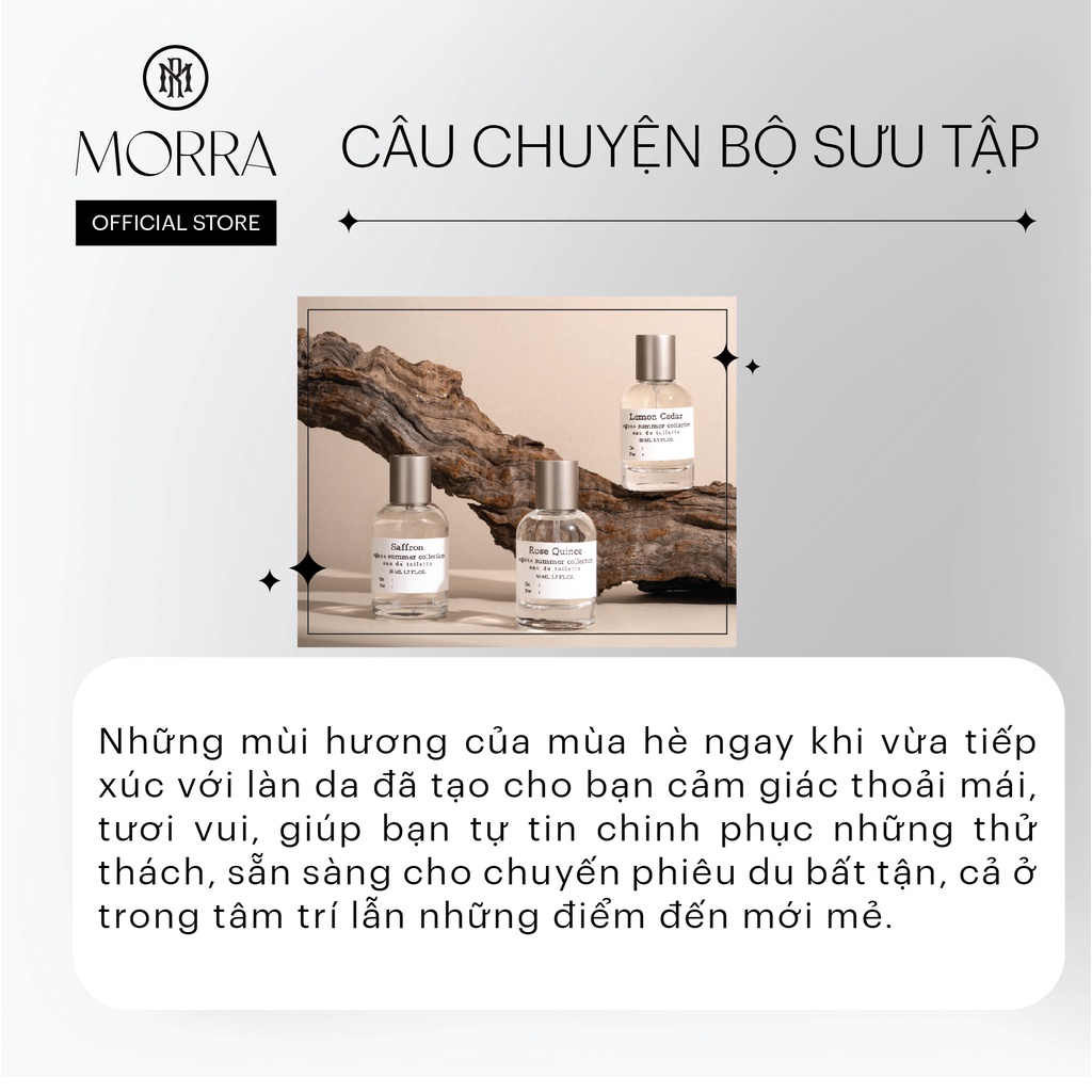 Nước hoa unisex năng động, cá tính, phóng khoáng No.15 (Lemon Cedar) Morra - dạng xịt