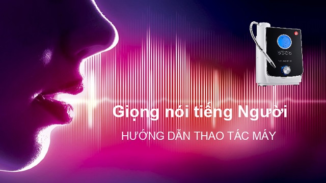 Máy được trang bị công nghệ hướng dẫn bằng giọng nói với 7 thứ tiếng mang đến trải nghiệm chân thực