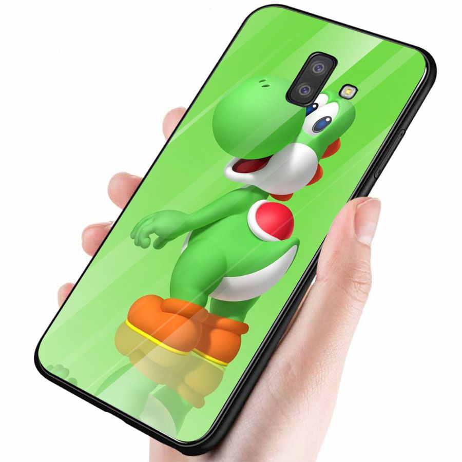 Ốp kính cường lực cho điện thoại Samsung Galaxy J6 - super mario MS MARIO002