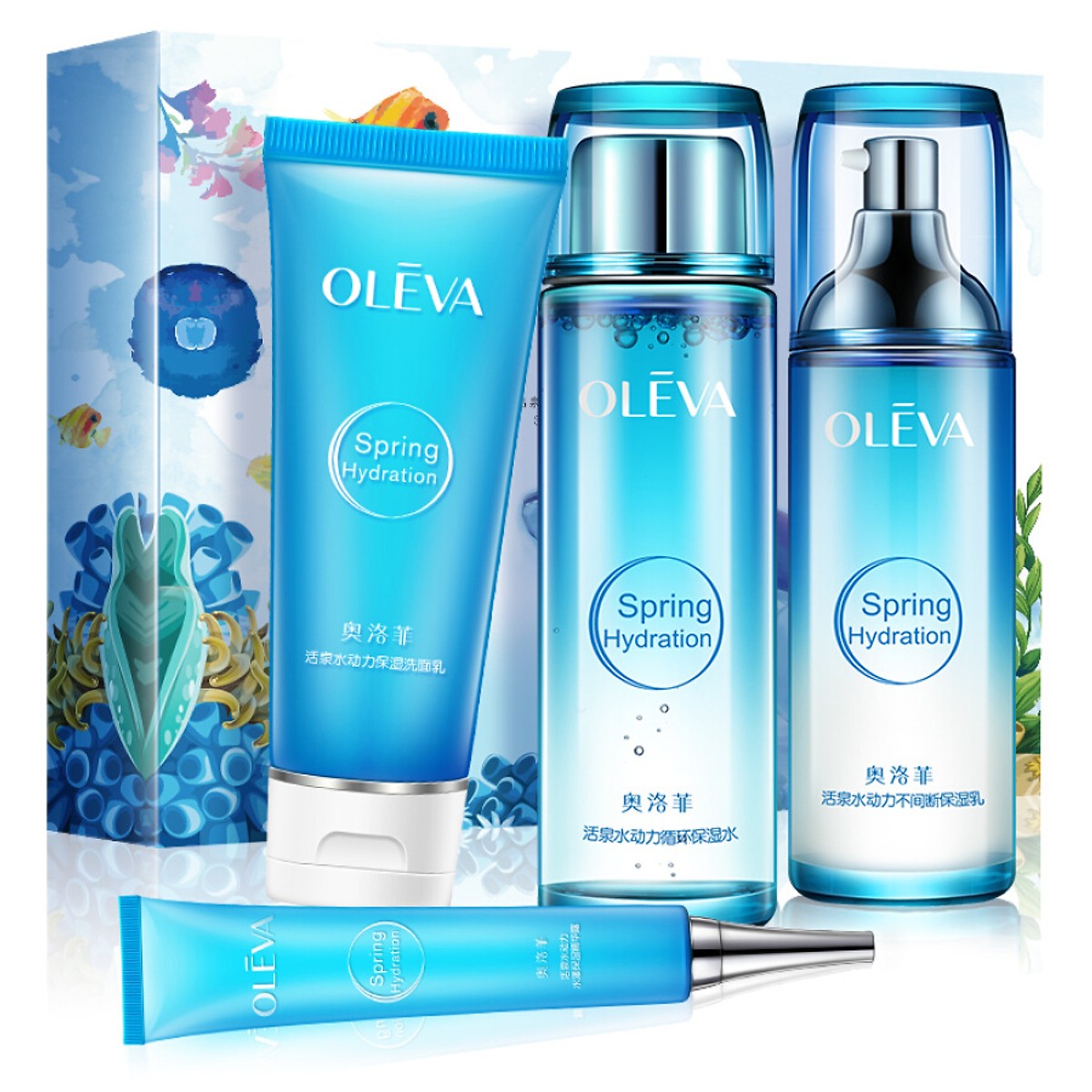 Bộ Mỹ Phẩm Chăm Sóc Da OLEVA 5 Món Bộ Mỹ Phẩm Chăm Sóc Da OLEVA 5 Món
