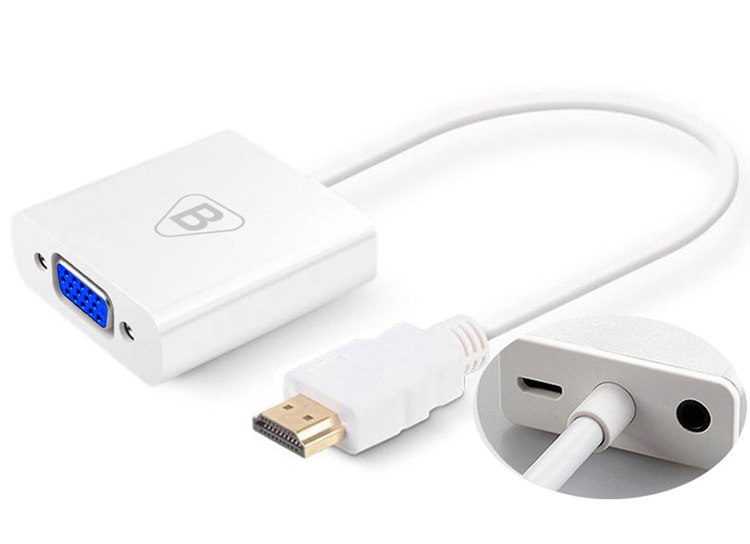 Dây cáp chuyển đổi cổng HDMI sang VGA hiệu BIAZE ZH10