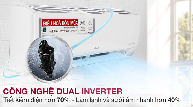 Điều Hòa 2 Chiều Inverter LG B13END (12.000Btu) - Hàng Chính Hãng - Chỉ Giao tại Hà Nội