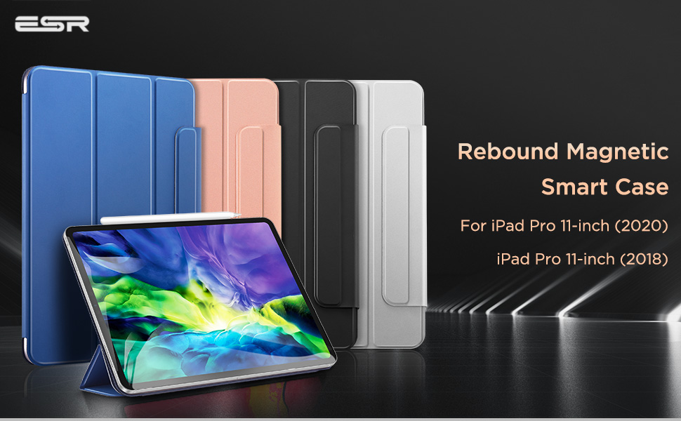 Bao Da / Case ESR Rebound Magnetic Dành Cho iPad Pro 11 inch và 12.9 inch 2020 - Hàng Chính Hãng