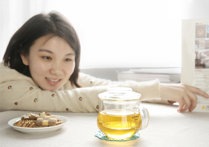 Cốc Trà Thủy Tinh Tea Tea Friends jp-12
