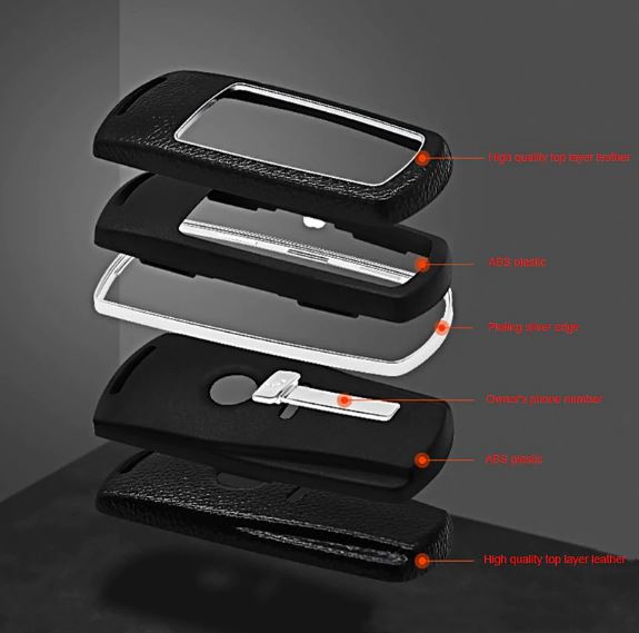 Car Accessories Top Layer Leather Car Key Case Keychain For Ford 15-17 EDGE/13-16 new Mondeo 2.0L/16-17 Explorer 2.3 T Car Accessories Top Layer Leather Car Key Case Keychain For Ford 15-17 EDGE/13-16 new Mondeo 2.0L/16-17 Explorer 2.3 T