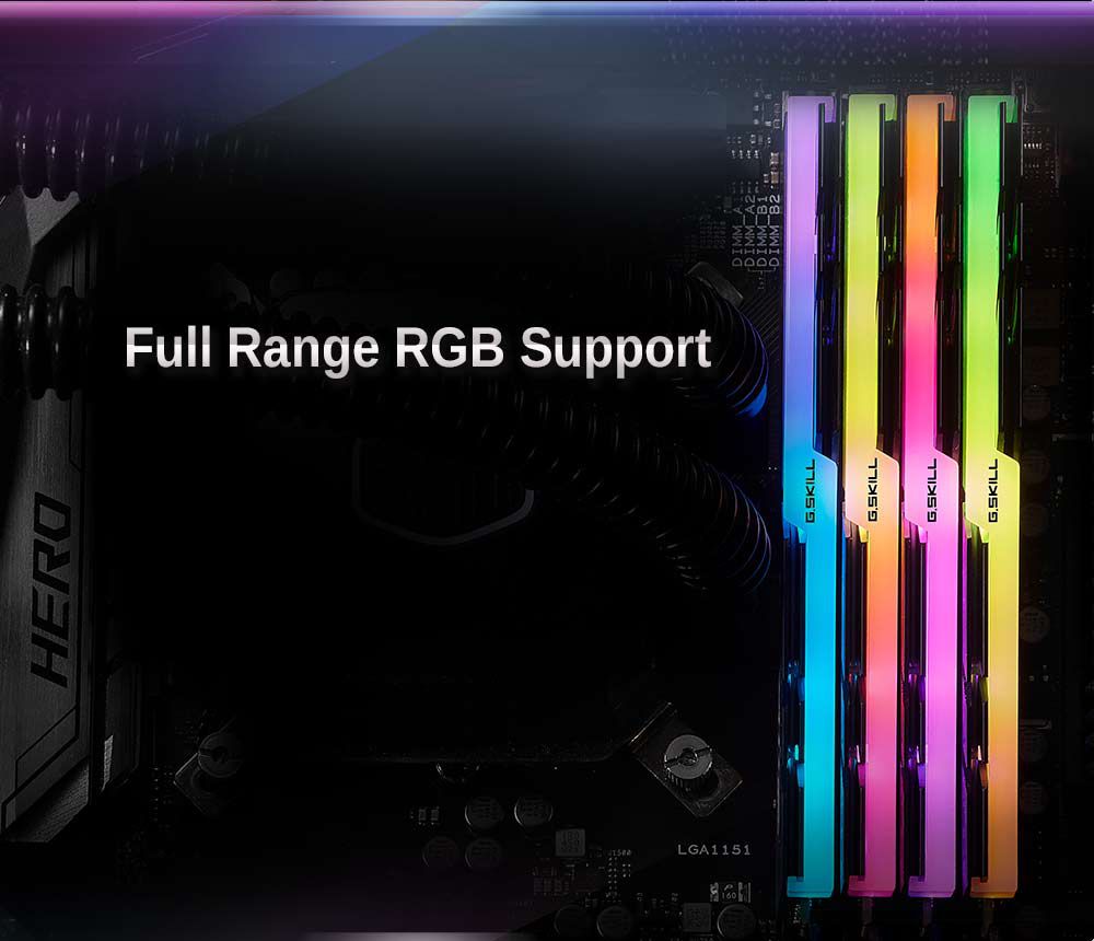 RAM Gskill Trident Z RGB 16GB (2x8GB) DDR4 Bus 3000Mhz