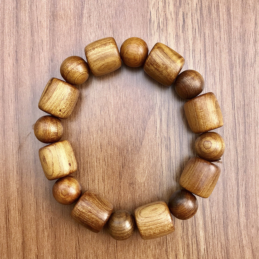 Vòng tay Bách Xanh đốt trúc (BH628) Mùi thơm ngọt - Phú Quý và trường tồn - Bracelet of HAHANCO