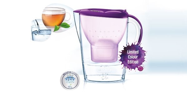 Bình Lọc Nước BRITA Marella Basic Purple - 2.4L (Kèm Maxtra Plus)