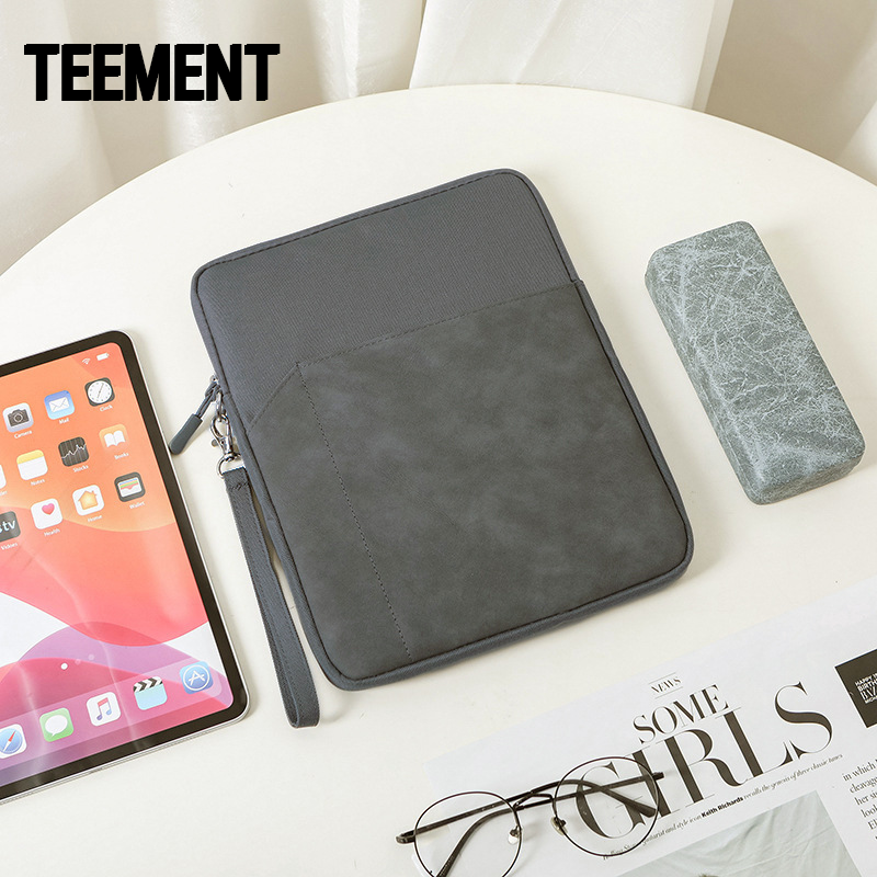 Túi Chống Sốc Đựng Ipad Teement, Máy Tính Bảng 2 Ngăn Kèm Khe Cắm Bút, Có Quai Xách Nhiều Size 8in, 9.7in, 10.2in, 10.5in, 11in - Hàng Chính Hãng