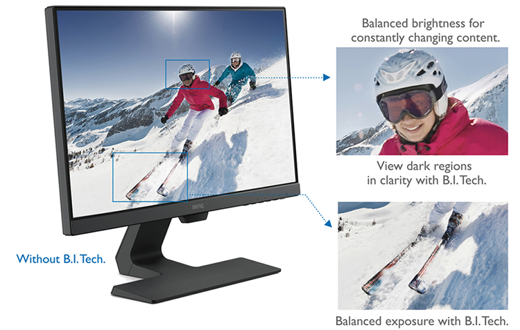 Màn Hinh BenQ GW2283 22 Inch Full HD (1920 x 1080) 5ms 60Hz IPS Speaker 1W x 2 - Hàng Chính Hãng