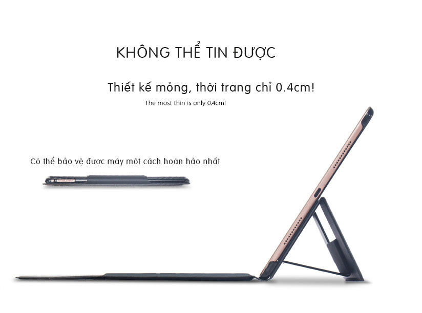 ban-phim-bluetooth-kem-ba-da Bàn phím Bluetooth cho iPad Mini 5 kèm bao da - Hàng xịn