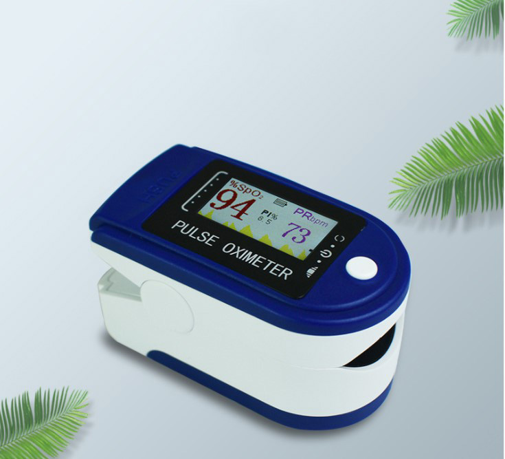 Máy đo nồng độ oxy trong máu và đo nhịp tim SPO2 Kẹp ngón tay, dái tai hoặc ngón chân tại nhà 2
