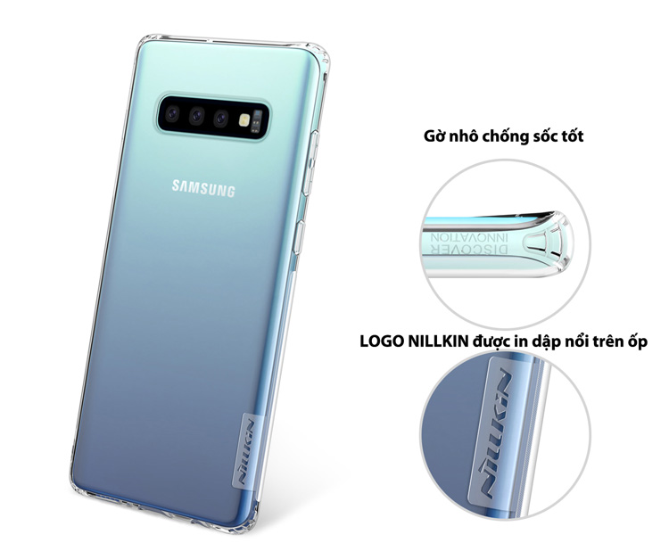 Ốp lưng Samsung Galaxy S10 Nillkin TPU Nature