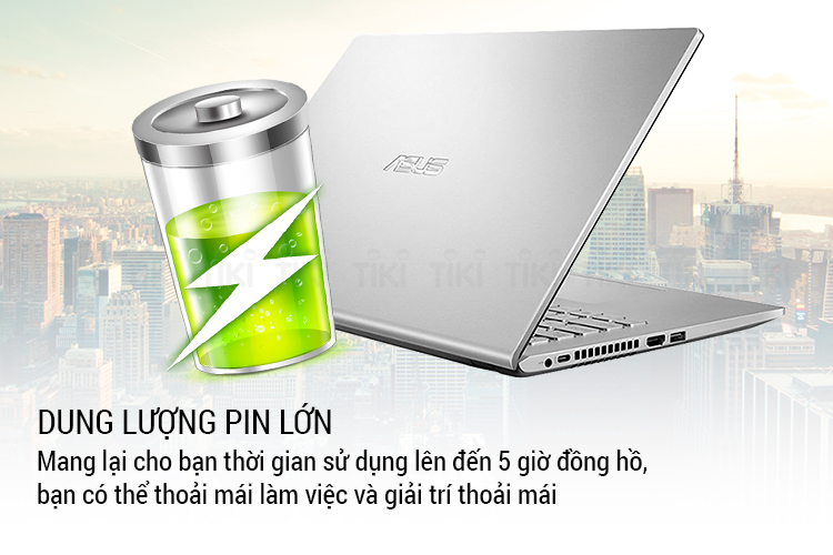 Laptop Asus Vivobook X509FJ-EJ053T Core i5-8265U/ MX230 2GB/ Win10 (15.6 FHD) - Hàng Chính Hãng