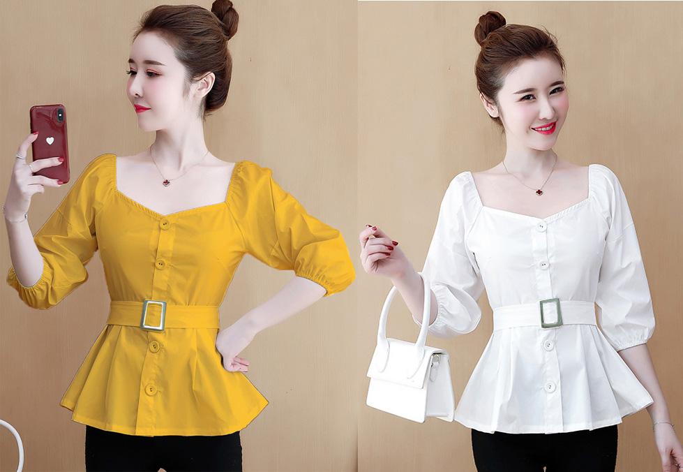 Mua áo peplum nữ cổ vuông tim sang trọng - vàng - S tại Thời Trang MYMYSHOP Mua Áo Peplum Nữ Cổ Vuông Tim Sang Trọng - Vàng - S Tại Thời Trang Mymyshop