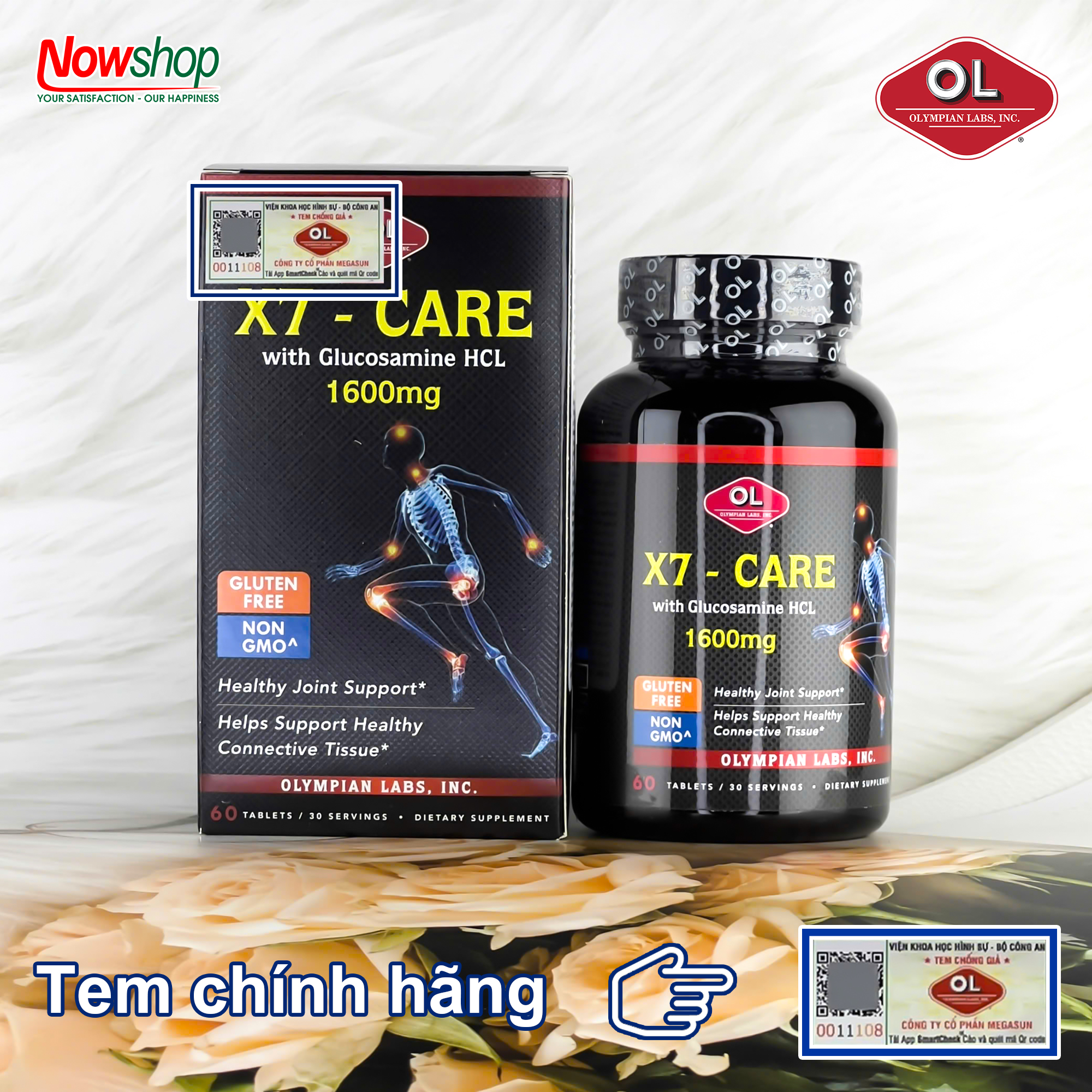 X7-Care Olympian Labs Mỹ – 60V | Tăng Dịch Khớp, Tái Tạo Sụn, Giảm Đau Nhức, Ngừa Thoái Hóa Khớp
