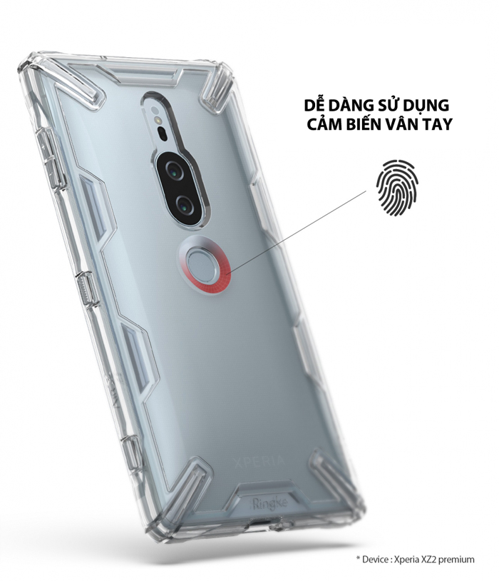 Ốp lưng Sony Xperia XZ2 Premium Ringke Air X