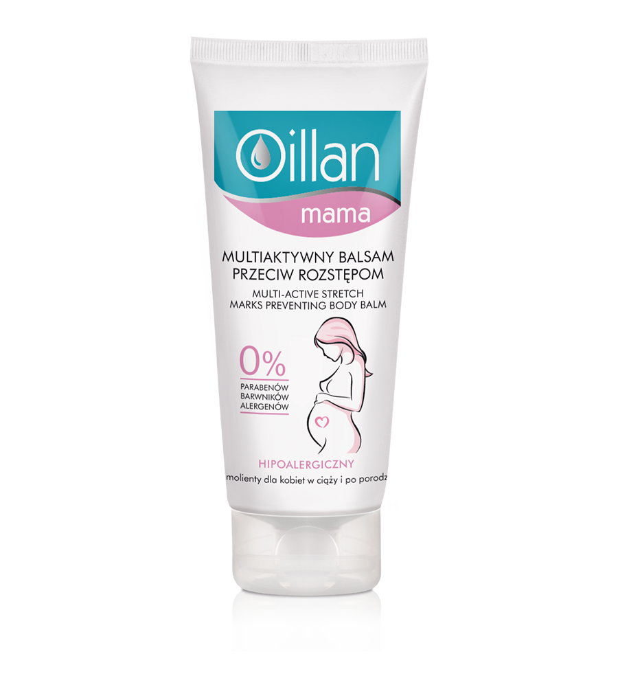 Kem Giúp Ngăn Hình Thành Các Vết Rạn Da Oillan Mama Multi-Active Stretch Mark Preventing Body Balm 200ml - 4610 