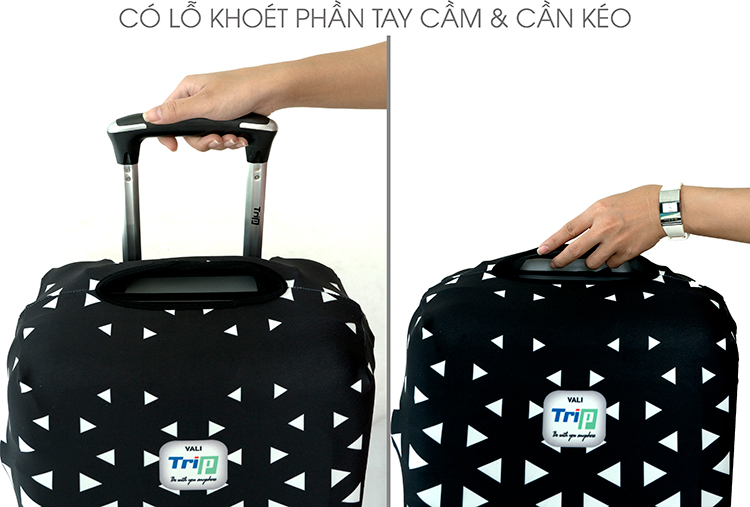 Áo Trùm Vali Thun 4 Chiều Trip Hello Spring ATHVHS