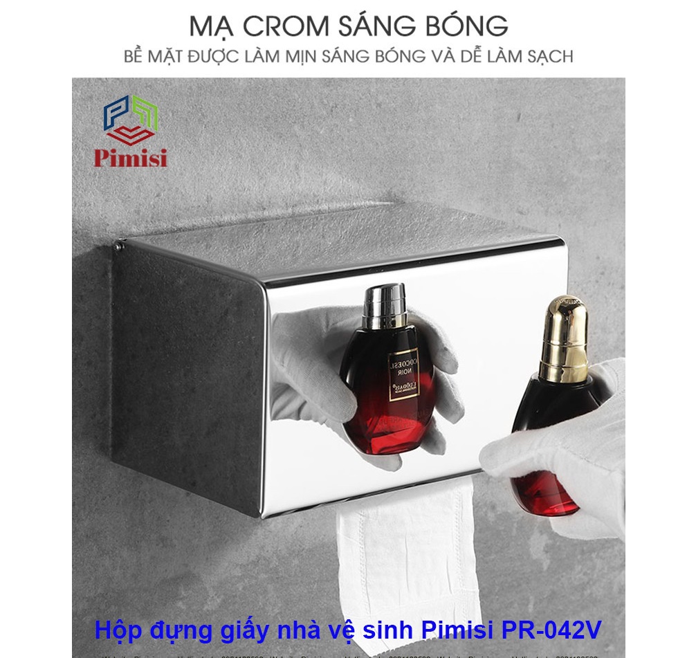 Hộp đựng giấy nhà vệ sinh Pimisi PR-042V