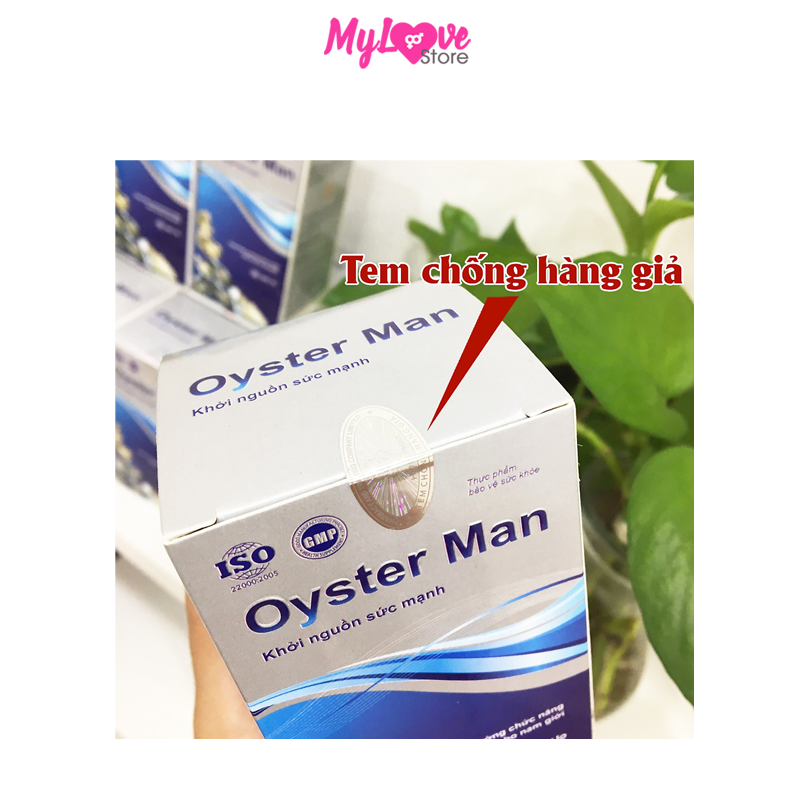 Tinh Chất Hàu Biển Oyster Man Tăng Cường Sinh Lý Nam, Cải Thiện Xuất Tinh Sớm, Yếu Sinh Lý, Hộp 30 Viên 3