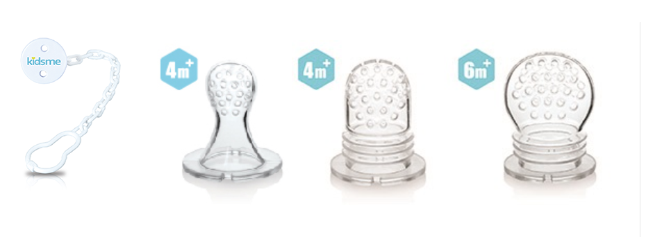 Bộ Túi Nhai Chống Hóc Kidsme - Từ 04 Tháng Tuổi