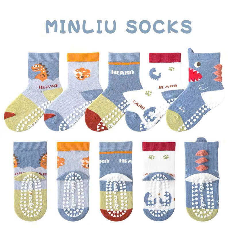 SET 5 ĐÔI TẤT VỚ 48 DỄ THƯƠNG TỪ 1-12 TUỔI DÀNH CHO BÉ TRAI BÉ GÁI