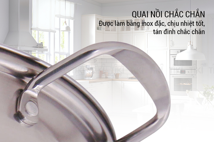 Nồi Lẩu Inox Vung Kính Sunhouse SHGP30G