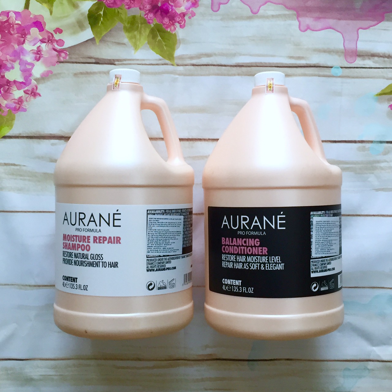 [+Tặng mũ trùm] Dầu gội dưỡng ẩm mềm mượt tóc Aurane Protein Moisturizing shampoo [Dạng can 4L]