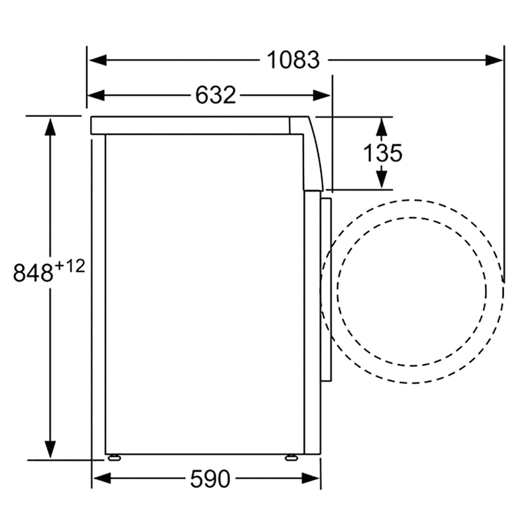 Máy giặt sấy Bosch WVG30462SG  - Hàng Chính Hãng